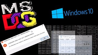 MS DOS Mode for Windows 10 [upl. by Yticilef]