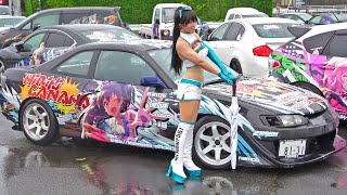 IS THIS THE BEST OF JAPANS CAR CULTURE ITASHA HEAVEN [upl. by Ihtak]