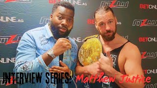 Interview Series Matthew Justice  MLW Lucha Apocalypto 11924 [upl. by Arleyne]