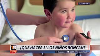 Ronquido en niños Las razones del problema y posibles soluciones [upl. by Eesyak679]