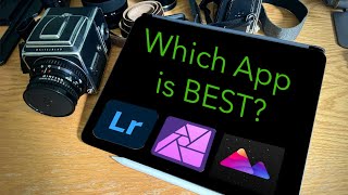 Comparing Lightroom vs Photo 2 vs Darkroom iPad App for Film [upl. by Aerdnat]