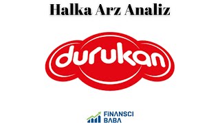 DURKAN ŞEKERLEME HALKA ARZ ANALİZ [upl. by Mccomb]