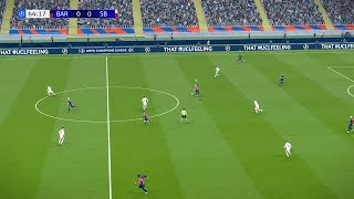 Football Life 2025 Gameplay UCL Full MOD Barcelona VS Stade Brestois [upl. by Oiramrej]