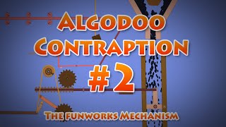 Algodoo contraption 2  The Funworks Mechanism [upl. by Shurlock]