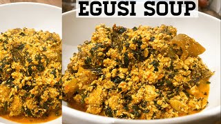 HOW TO COOK THE BEST EGUSI SOUP  HOW TO PREPARE LUMPY EGUSI SOUP  EGUSI SOUP RECIPE [upl. by Katlaps]