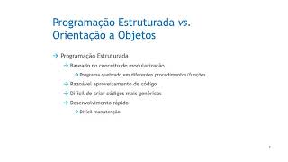 PHP Orientado a Objetos  Programação Estruturada vs Orientação a Objetos [upl. by Madelene]