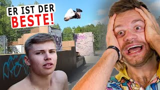 Das HÖCHSTE LEVEL im PARKOUR Jan Schlappen reagiert auf Elis Torhall [upl. by Ahsitra]