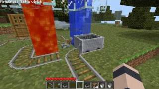 Minecraft  Flaming Mine Carts [upl. by Gabriele212]