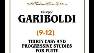 G Gariboldi 30 Easy and Progressive Studies for Flute 912 [upl. by Daphna]