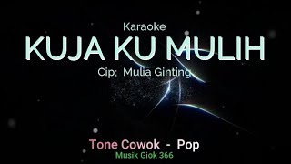 KUJA KU MULIH Tone cowok  karaoke pop karo [upl. by Marquez]