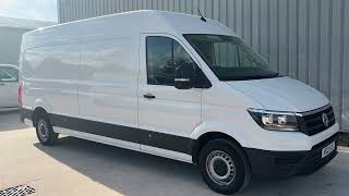 VW CRAFTER 20 TDi CR35 Business AC 140 LWB High Roof Eu6 ULEZ Camper conversion horse box white [upl. by Analah739]