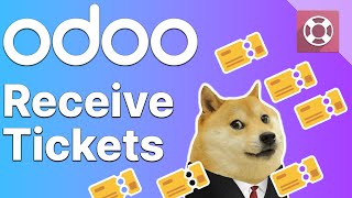 Channels How to Receive Tickets  Odoo Helpdesk [upl. by Calendre94]