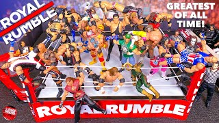 WWE Royal Rumble Action Figure Match Greatest Of All Time [upl. by Herminia]