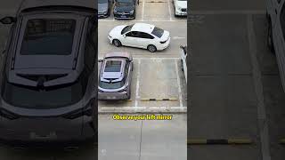 Reversing into a parking spacedriving skills tips knowledge fpy [upl. by Fitalludba]