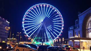 Lichtshow Riesenrad La Noria in Kiel 2024 movie [upl. by Obrien300]