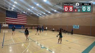 Wrightson Ridge School A Team vs Anza School A Team Semi Finals Volleyball 2024 [upl. by Ellerret]