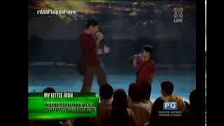 Coco Martin Izzy Canillo sing Pusong Bato on ASAP [upl. by Orran]