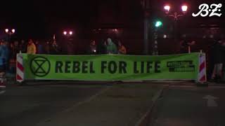 Am Großen Stern in Berlin Extinction Rebellion startet Blockaden [upl. by Ellehsor977]