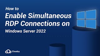 How to Enable Simultaneous RDP Connections on Windows Server 2022 [upl. by Gamages]