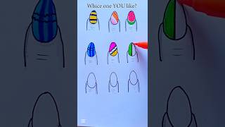 Nails Art 💅 Drawing For Nails✨ satisfying trendingshorts shorts artvideo theartman art [upl. by Siuraj]