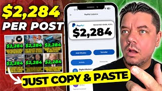 Make 2284 Per Post Copy and Paste SECRET to Make EASY Money Online [upl. by Stallworth897]