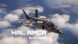 HAL AMCA Indian fifthgeneration attack aircraft  New Event  Modern warships new update [upl. by Ellertnom258]