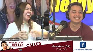 PAPA JACKSONS HELLO STG APRIL 17 CALLER JESSICA [upl. by Onfroi]