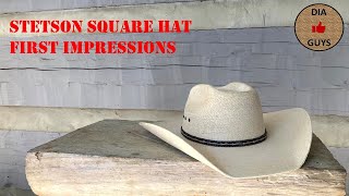 Stetson Square Straw Hat Hat First Impressions [upl. by Tullius485]