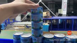 High Speed Auto Dual PVC Sleeve Shrink Labeling Machine For Water Bottles Aluminum Beverage Cans [upl. by Oicnevuj236]