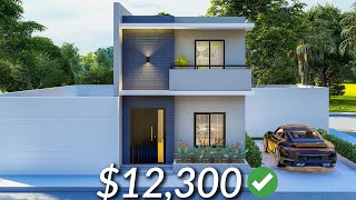 5x6 Meters 2 Bedrooms Small modern House Design Ideas  House Tour [upl. by Roberson]