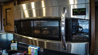 RV Quick Tip  How to Use a Microwave Convection Oven [upl. by Ney246]