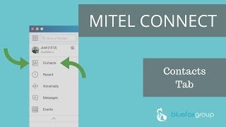 How to use the ShoreTel Mitel Connect Client Contacts Tab [upl. by Broddie]