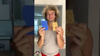 EATING SPONGE PRANK ON GIRLFRIEND  shorts [upl. by Elonore]