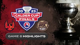 AHL Highlights 2023 Calder Cup Finals Game 6 [upl. by Ayokal]