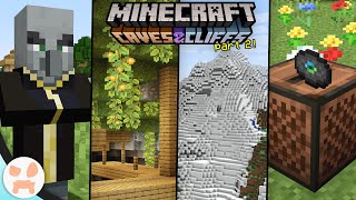 EVERYTHING IN MINECRAFT 118 CAVES  CLIFFS PART 2 [upl. by Dippold]