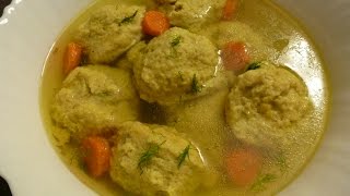 Chicken Matzo Ball Soup Recipe [upl. by Dachi]