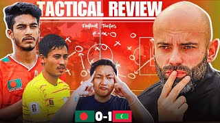 Bangladesh 01 Maldives Match TACTICAL Review [upl. by Mcnully]