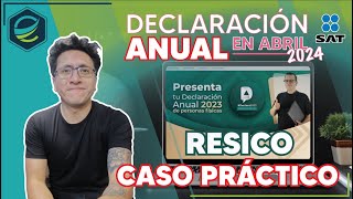 ►🔥DEVOLUCIÓN DE IMPUESTOS RESICO PERSONA FISICA ABRIL 2024 ISR SAT🔥 [upl. by Acsot950]