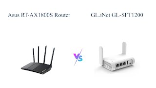 ASUS RTAX1800S vs GLiNet GLSFT1200  Best WiFi Router Comparison 📶 [upl. by Packer]