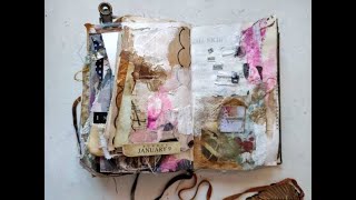 Art Journaling The Artist Almanac Day 9 [upl. by Atrahc527]