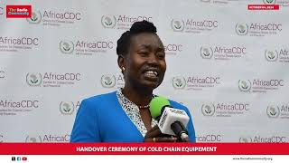 Health ministry receives 65 vaccine carriers from Africa CDC [upl. by Webster513]