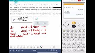 ALEKS Standardizing a base solution by titration [upl. by Crisey]