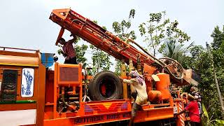 Borewell drillingdrill hammer setting  കുഴൽകിണ൪ kerala borewell [upl. by Allyn401]