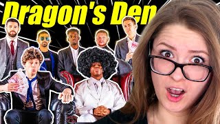 Americans React To SIDEMEN DRAGONS DEN SHARK TANK [upl. by Amalberga]