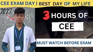 My Inspiring CEE Exam Day Story  Challenges on Exam Day you MUST KNOW [upl. by Marin565]