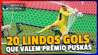 VEJA GOLS QUE SÃO PINTURAS DE UM PRÊMIO PUSKÁS premiopuskas puskasaward [upl. by Swee]