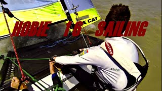 Hobie Cat Hobie 16 sailing HD [upl. by Antoinette]