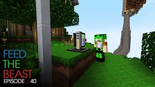 Minecraft Feed The Beast  E40  Rain Wars amp Lightning Rods [upl. by Brigit]