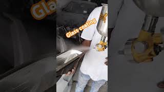 Glass coating job by JCD car modification shortvideo [upl. by Eniac897]