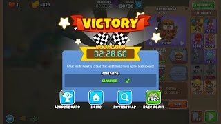 BTD6 Race “Spikes Caltrops and More” in 22860 4th [upl. by Anatak266]